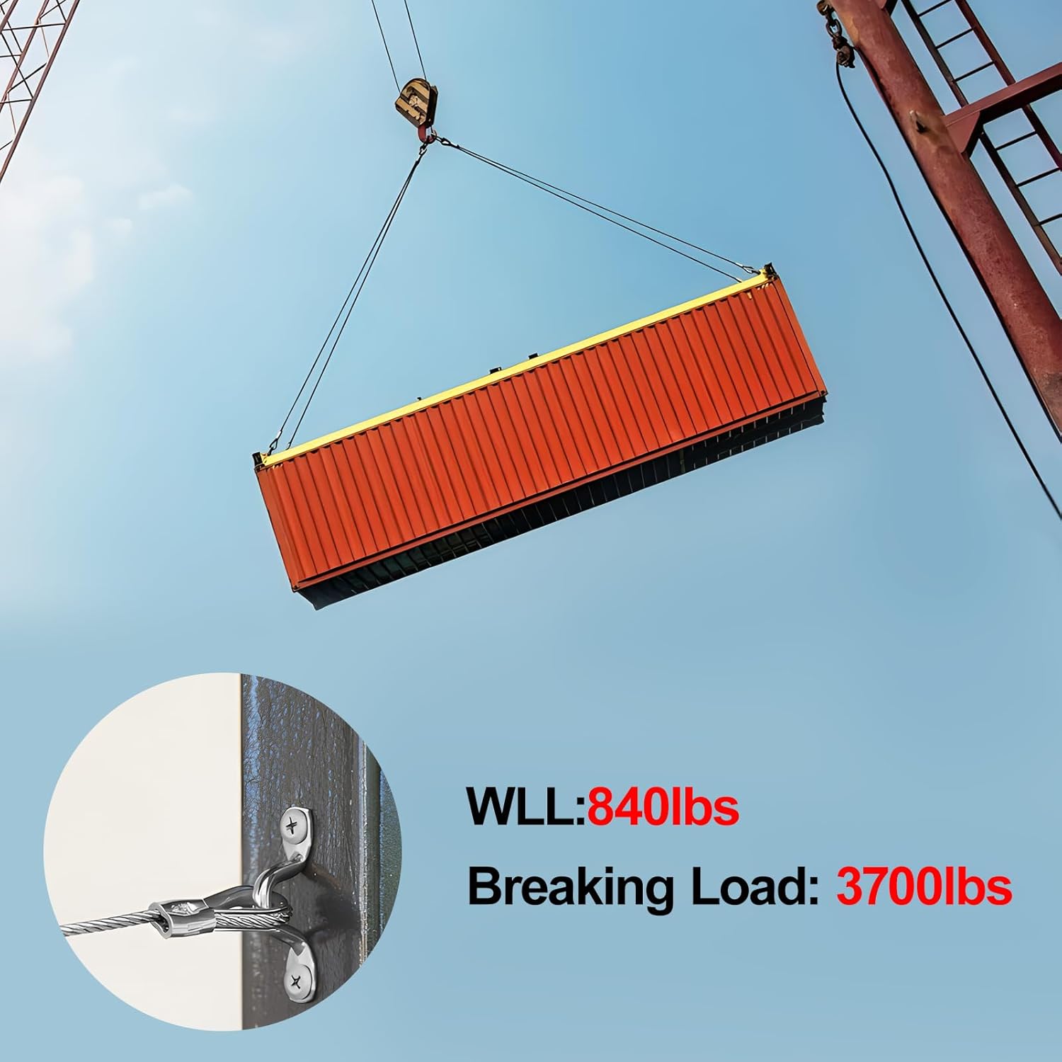 BLIKA 300FT 3/16" Black Stainless Steel Cable, 304 Stainless Steel Decking Railing Cable with 7 x 19 Strand Construction, 3700lbs Breaking Strength Marine Grade for Rail, Deck and DIY Balustrade