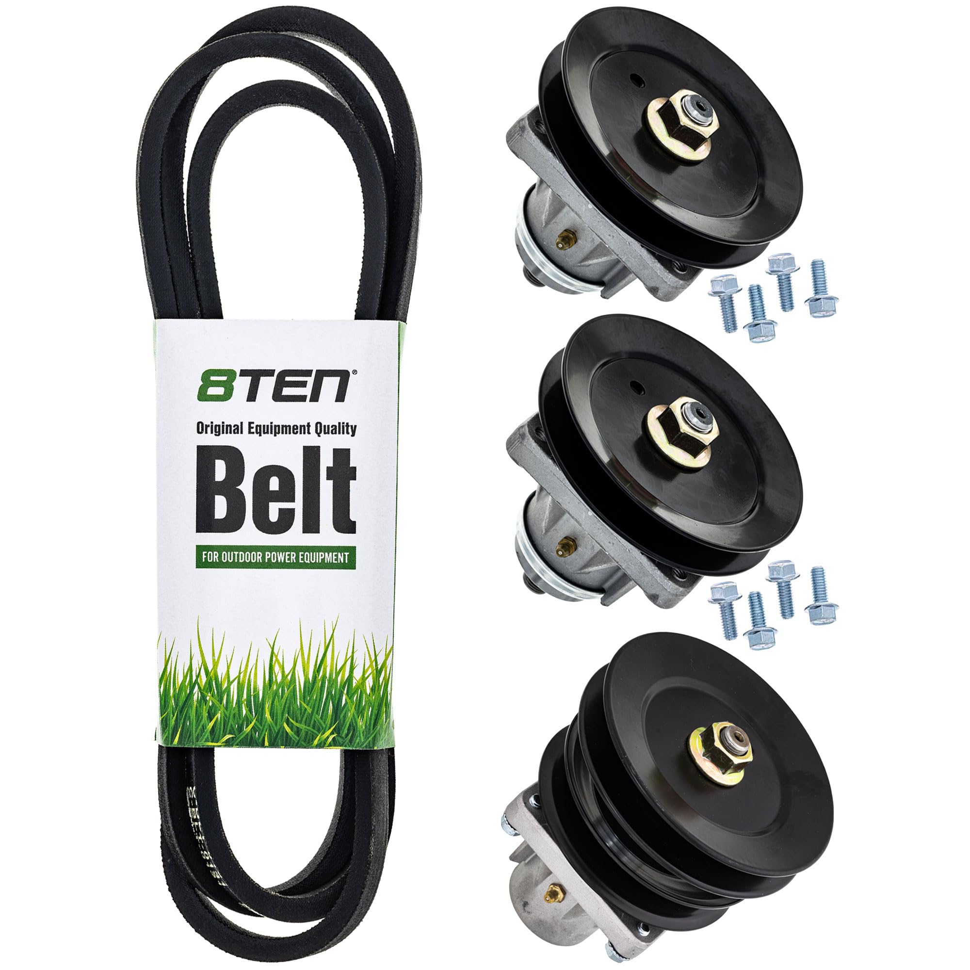 Amazon.com : 8TEN Spindle Belt Kit Set Combo for 46 inch Deck MTD Amazon.com : 8TEN Spindle Belt Kit Set Combo for 46 inch Deck MTD