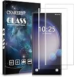 [2 Pack] Cnarery Screen Protector Compatible for Galaxy S23 Ultra 6.8 Inch, 9H Tempered Glass Film, Fingerprint Unlock