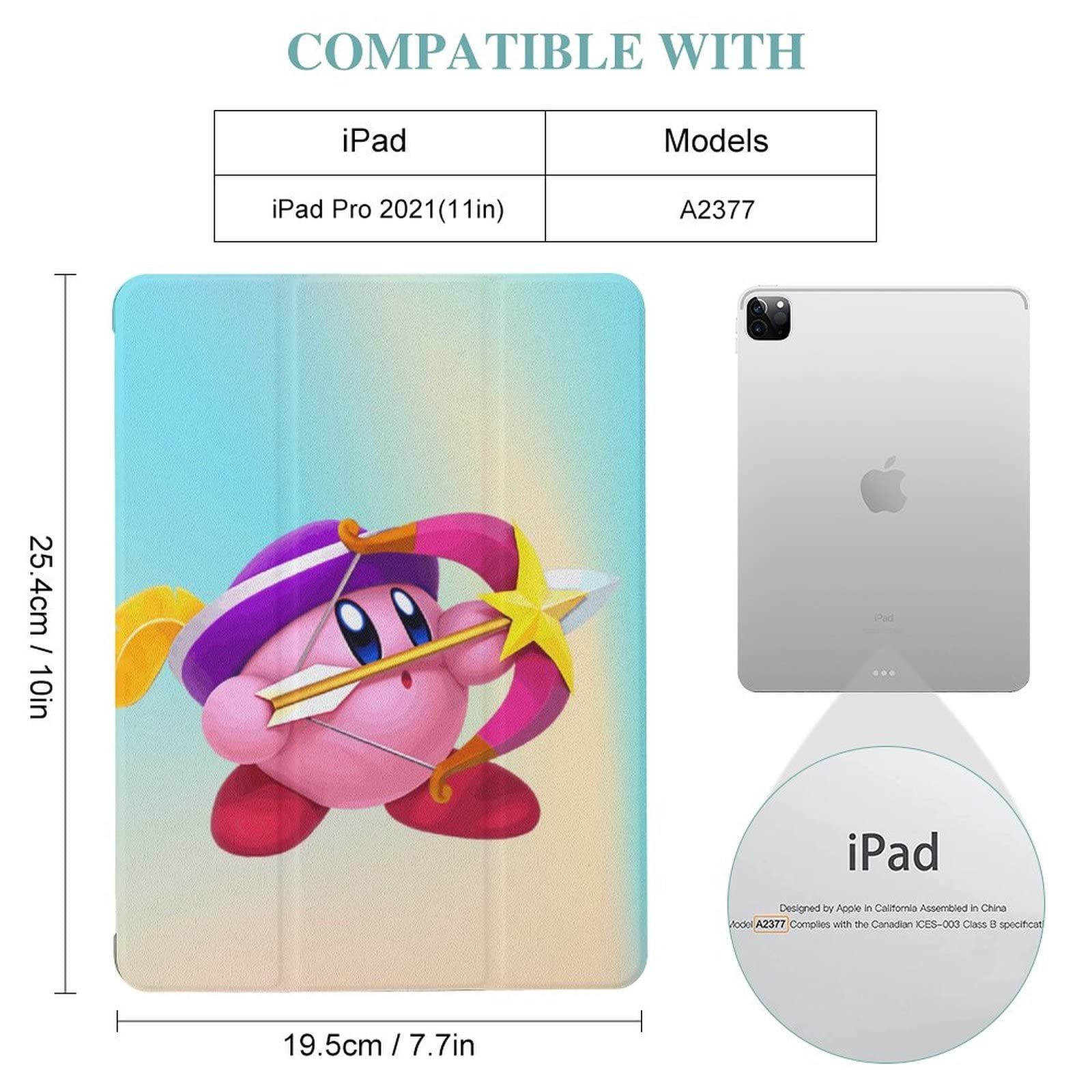 Amazon.co.jp: タブレットカバー 磁気吸着 星のカービィ タブレット