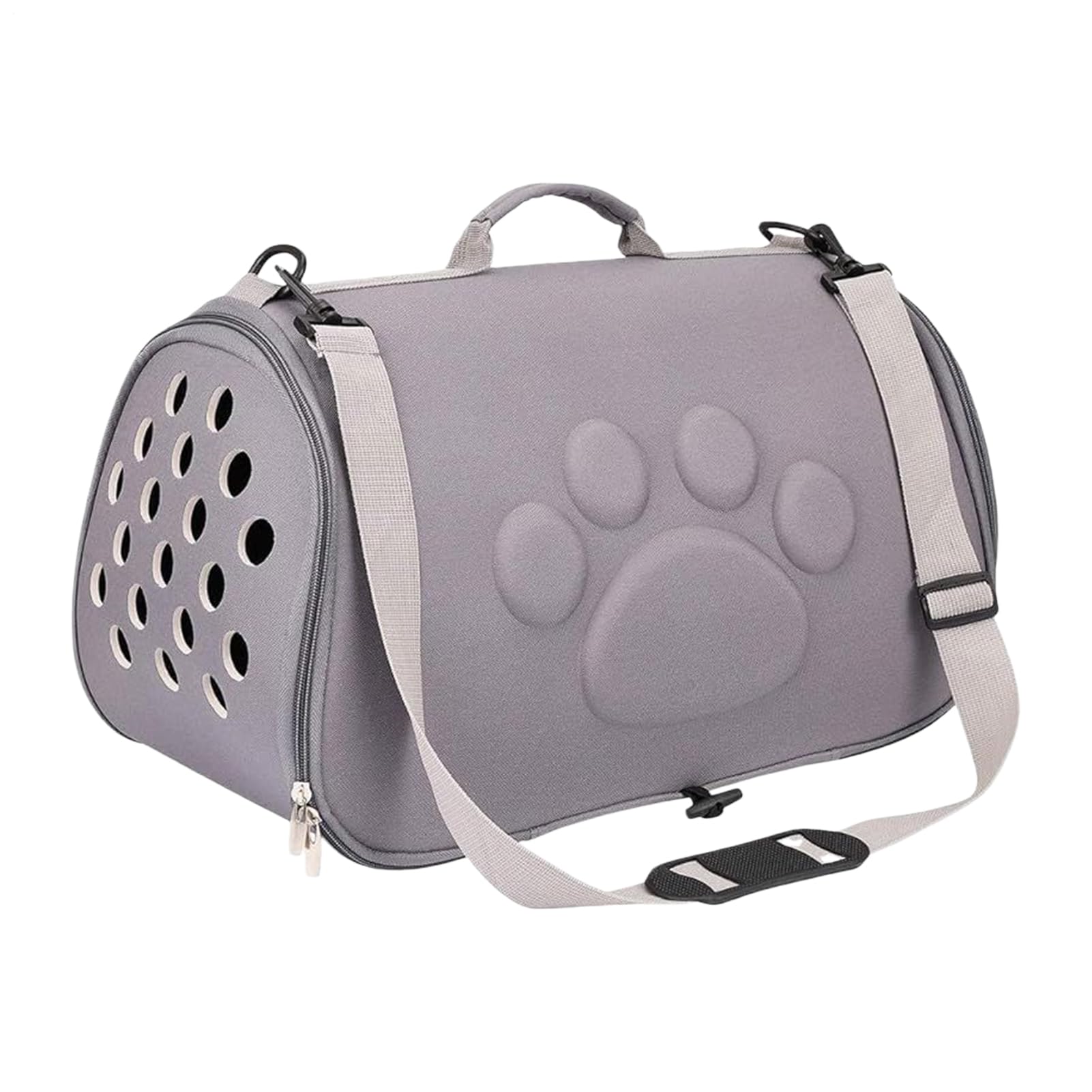 Transportín suave para animales domésticos – Con correa de EVA de 20,47 pulgadas | Bolsa portátil para gatos y perros pequeños, transportín para mascotas, de Viag