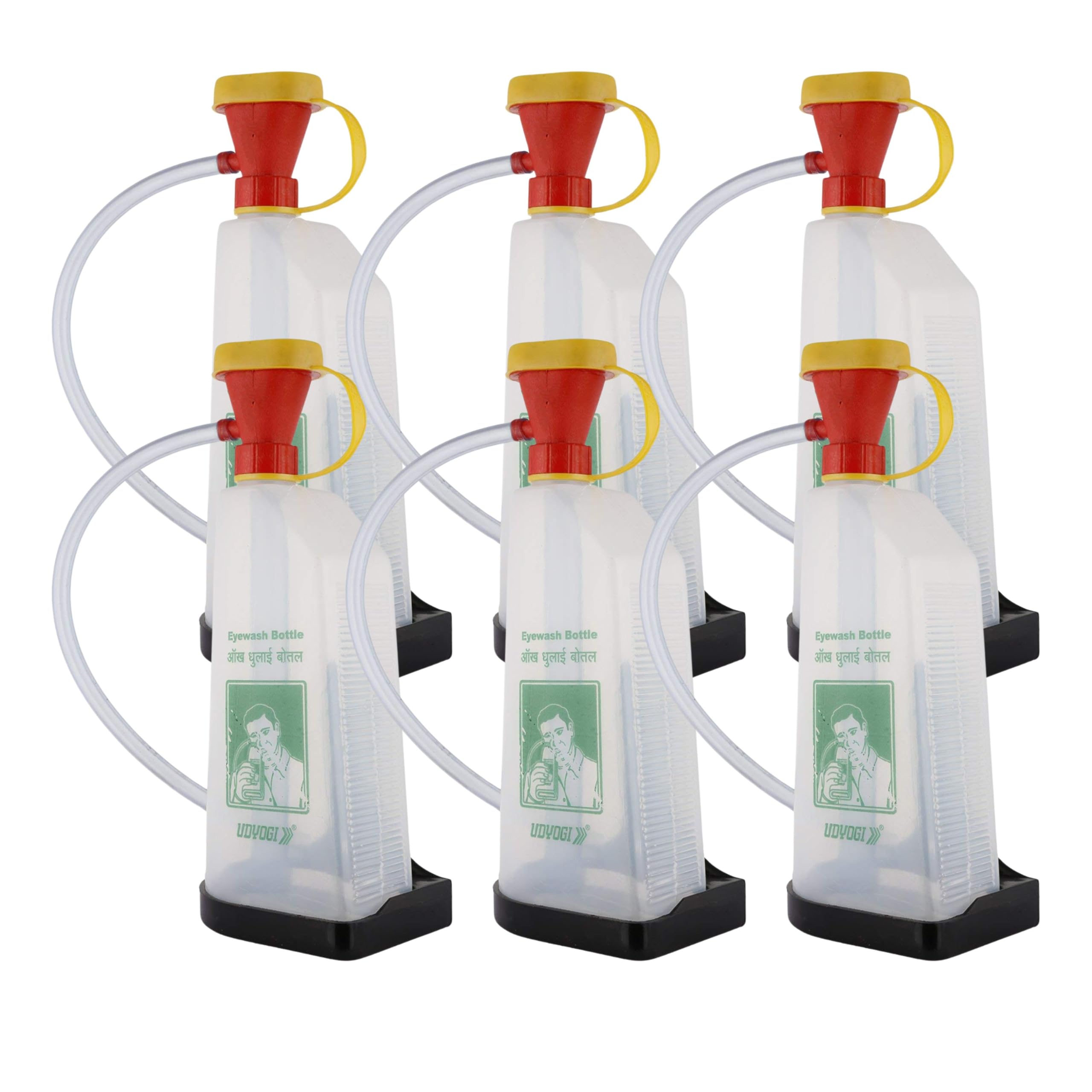 WI Efficacy Reusable Safety Eye Wash Bottle |Clear PVC Material Squeeze Bottle | Ideal for Industrial and Laboratory Use – 6Pc (B07MFQLRJ6) Amazon Price History, Amazon Price Tracker