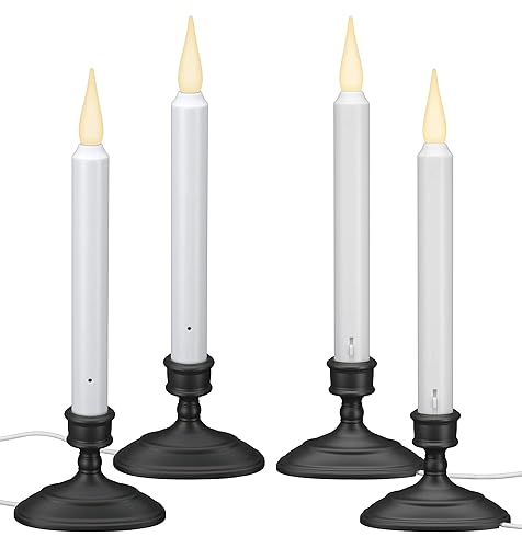 612 Vermont LED Electric Window Candles with Sensor Dusk to