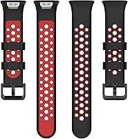 Vista 4 de Chofit Correa deportiva compatible con Xiaomi mi Band 7 Pro Band Pulsera de silicona transpirable Agujeros de aire Correa de repuesto para Xiaomi