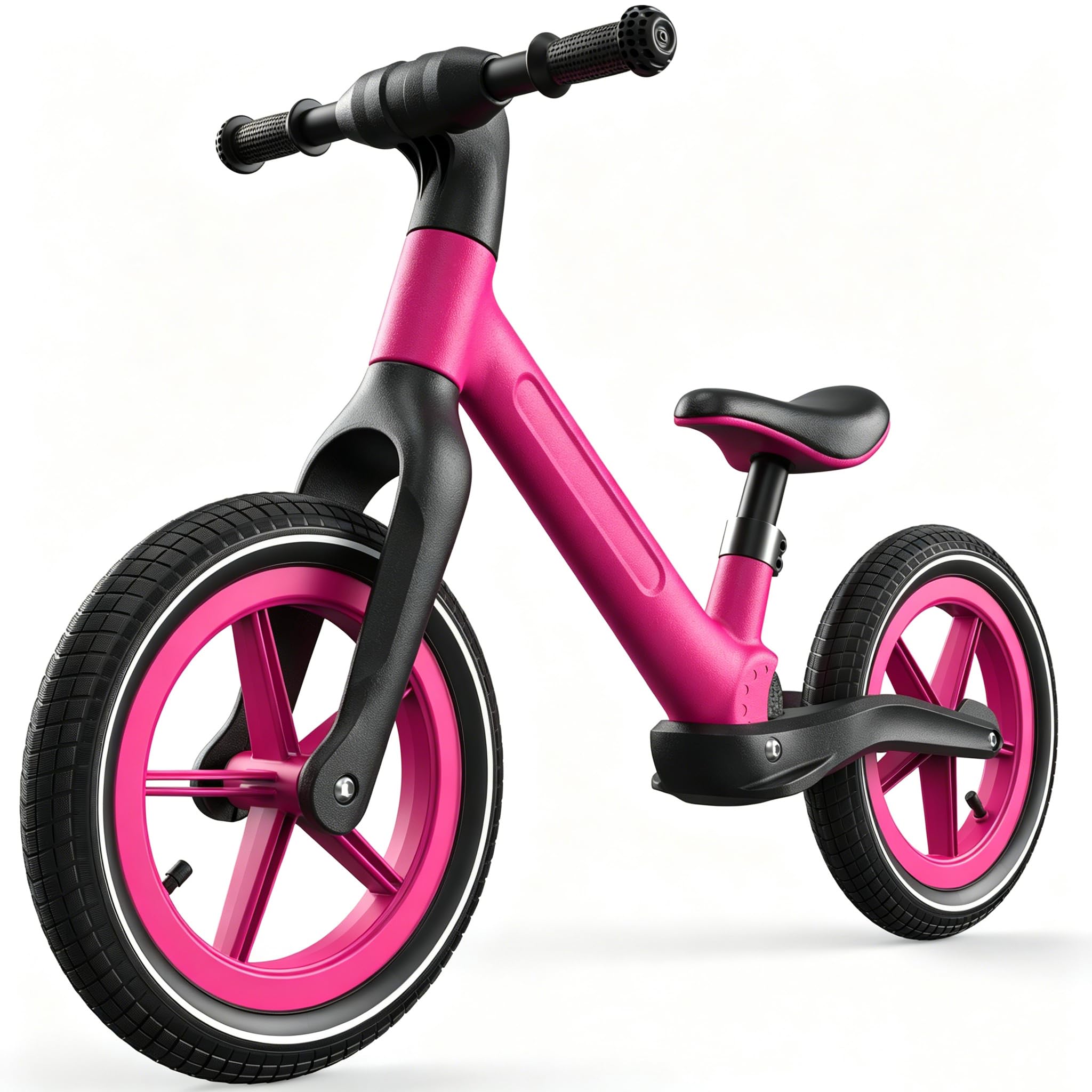 Skirfy 14 Zoll Laufrad,Laufrad ab 2 Jahre,Höhenverstellbarer Satte Fahrrad für Jungen und Mädchen von 2 bis 5 Jahren