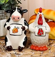 Vista 8 de Ebros Gift Holstein - Juego de cocteleras de cerámica para cocina y cocina, para organizar fiestas, aves de corral y ganado coleccionables