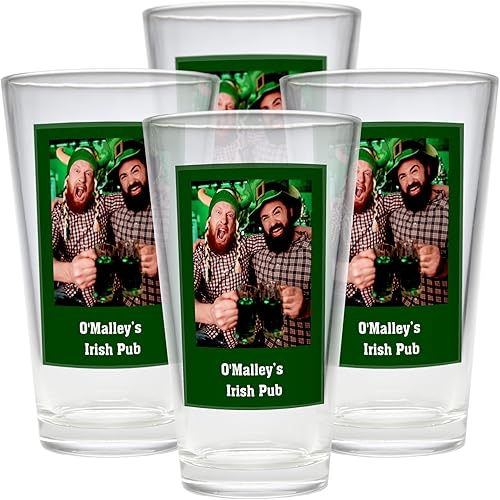 Vista 31 de Let's Make Memories Vaso de cerveza personalizado con foto - Para fanáticos de la cerveza - Vaso de pinta fotográfica - Vaso de cerveza individual