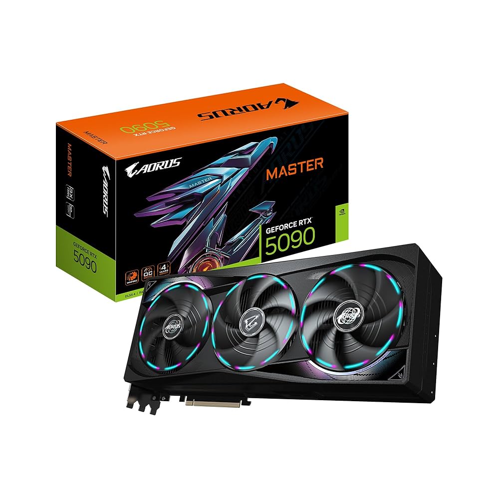 グラフィックボード・グラボ・ビデオカード AORUS GeForce RTX 5090 MASTER ICE 32G Amazon.com: Gigabyte AORUS GeForce RTX 5090 Master ICE 32G
