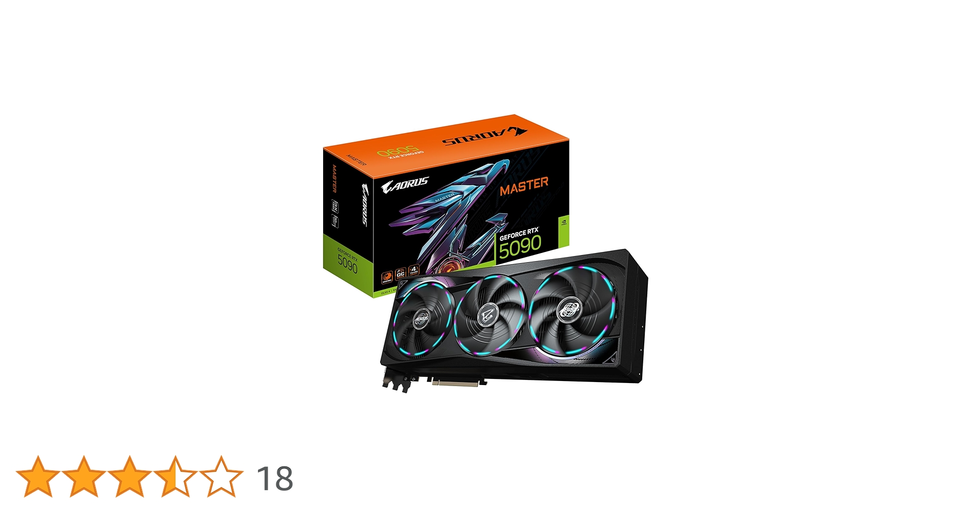 グラフィックボード・グラボ・ビデオカード AORUS MASTER GEFORCE RTX 5090 AORUS GeForce RTX™ 5090 MASTER ICE 32G Key Features | Graphics