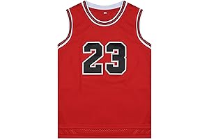 Kids Basketball Jersey #23 Retro Michael Jordan Uniform Hip Hop Costume