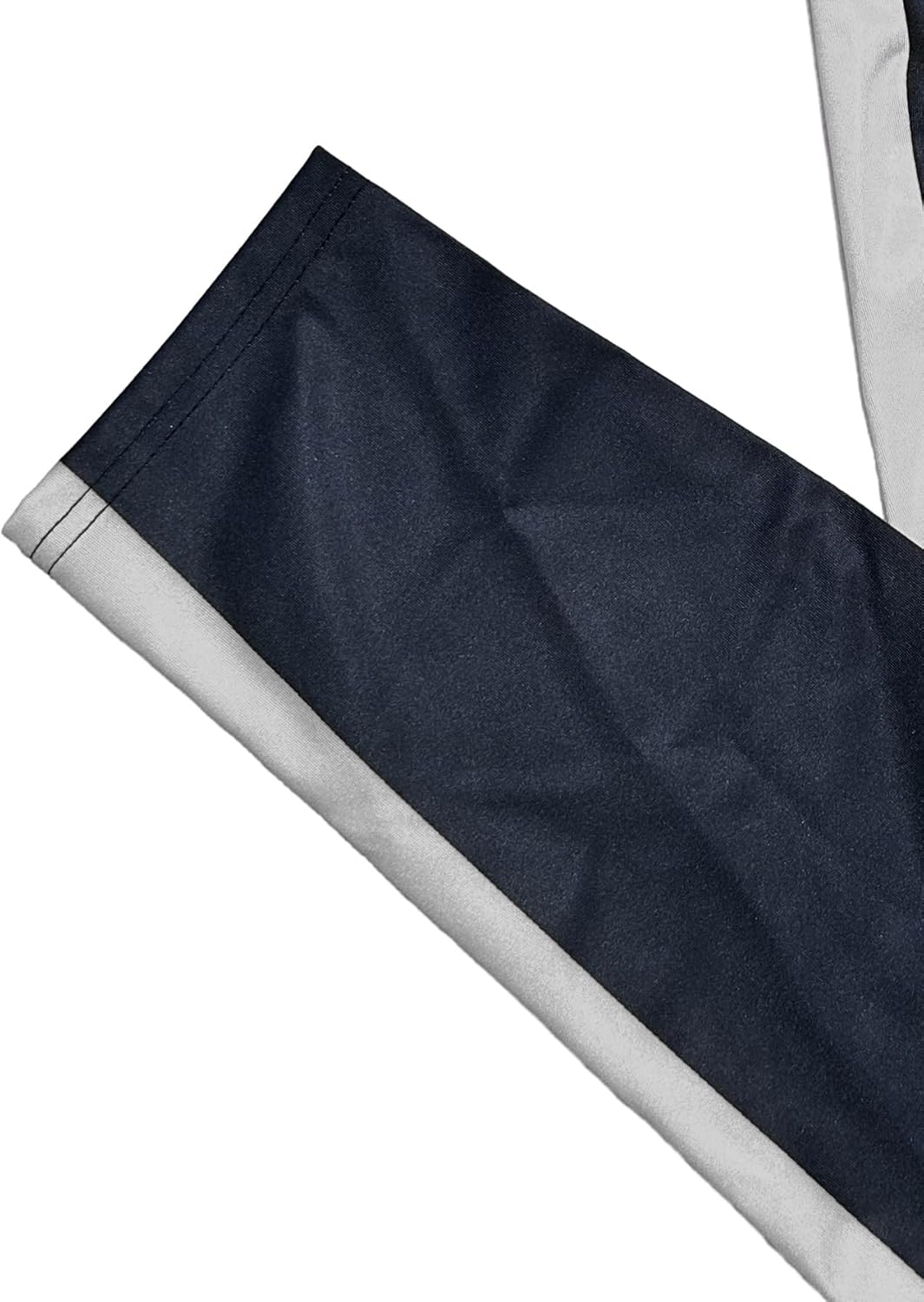 Kencey Women's 2 Piece Tracksuit Set Long Sleeve Color Block Lightweight Workout Athletic Sweatsuit Grey - Image 5