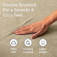 Vista 341 de King Fitted Bed Sheet - Bottom Single Fitted Sheet Only - Ultra-Soft Hotel Luxury Bedding w/ 8-16 Inch Deep Pockets - Breathable, Cooling & Wrinkle