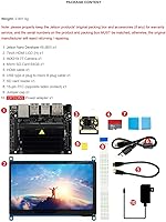 Vista 2 de Latest Jetson Nano Developer Kit (B01) Small Powerful Computer for AI Development Board + 7 inch IPS Touch HDMI Screen LCD Display Micro Card 64GB
