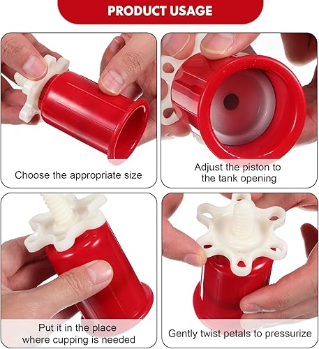 Miniatura 2 de Juego de ventosas para terapia de ventosas, kit de ventosas para masaje, giros de vacío, ventosa más fuerte para celulitis, alivio del dolor de