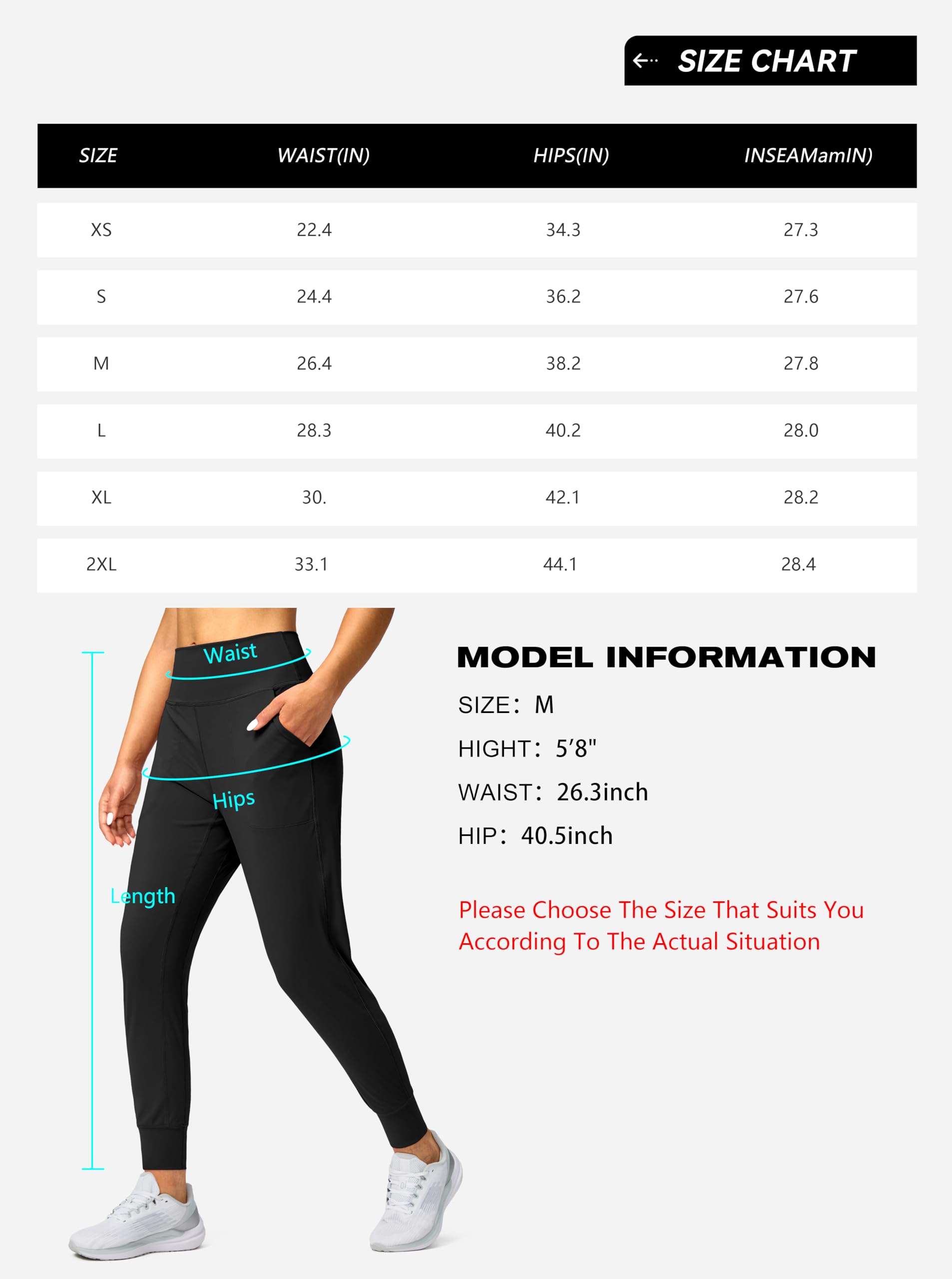 G Gradual Pantalones deportivos de yoga de cintura alta con bolsillos, leggings sueltos para mujer, entrenamiento, atletismo, descanso