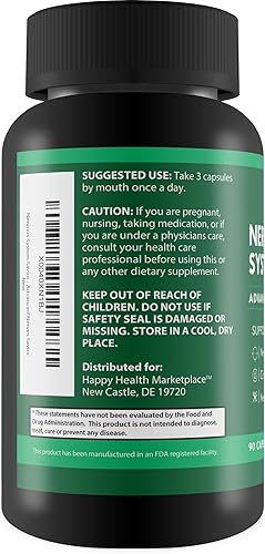 Miniatura 3 de Salvador del sistema nervioso - Apoyo nervioso avanzado - Nuestro mejor suplemento de apoyo nervioso - Suplemento natural para salvar los nervios