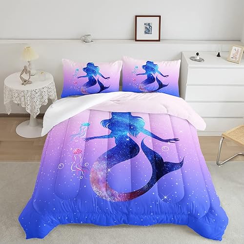Miniatura 34 de CVHOUSE Juego de ropa de cama Kawaii tamaño Queen, juego de ropa de cama de conejo Kawaii para niñas y niños, lindo juego de edredón de conejo