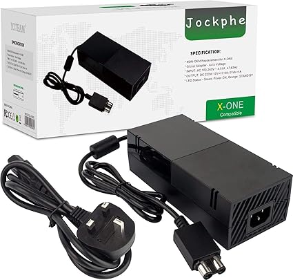 Amazon Co Jp Jockphe Xbox One 用ac アダプター に適用する Xbox One自動電圧100 240v用acアダプター電源ケーブル充電器コード交換キット ブラック ゲーム