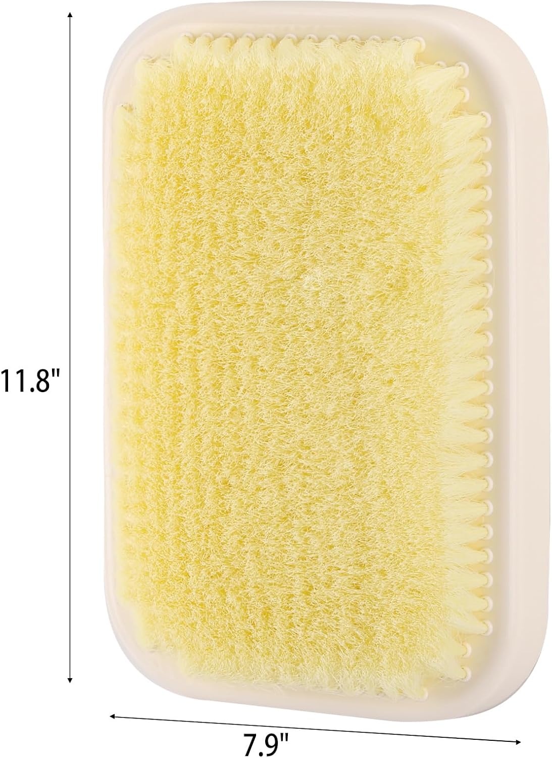 Wall Mounted Back Scrubber for Shower, Large Exfoliating Bath Wash Pad, Hands-Free Bathing Scrub Brush for Men Women