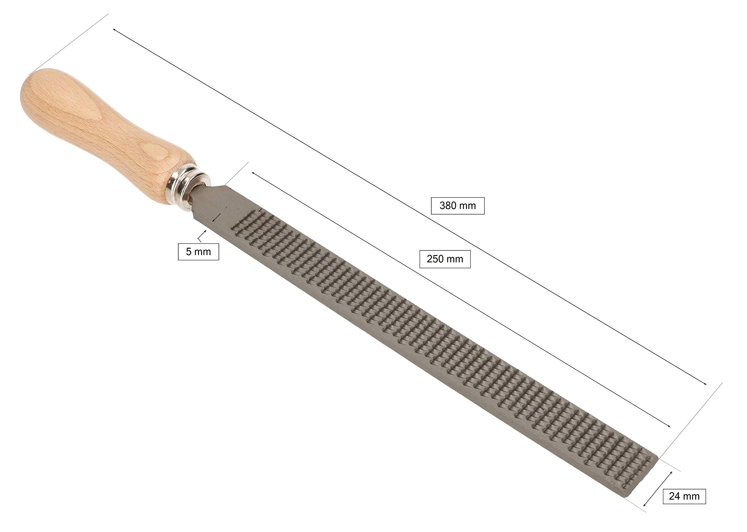 KOTARBAU Flèches bois plates 250mm coupe râpe 2 (râpe universelle) pour professionnel