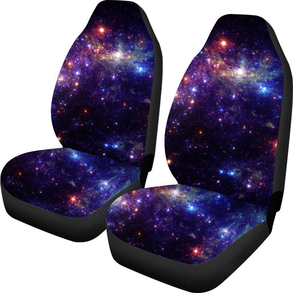Showudesigns Universal Car Seat Cover Full Set Flower Bee Print Front Seat Covers 2 pc Protector Car Mat Covers, Fit Most Vehicle, Cars, Sedan, Truck, SUV, Van Yellow — view 24