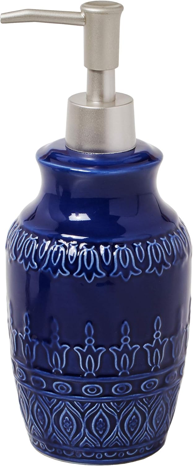 SKL Home by Saturday Knight Ltd. Kali Soap Dispenser, Blue : Everything Else