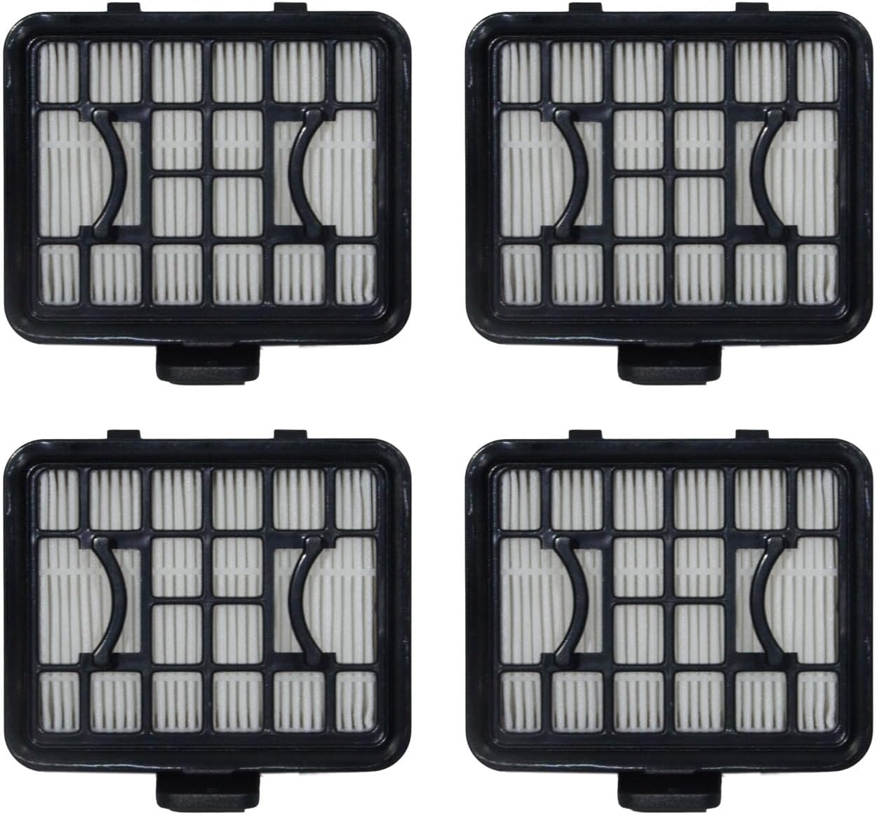 PUREBURG Replacement Filter Compatible with Bosch GAS18V-02N & GAS 18V-1 Professional Handheld Vacuum Cleaner, 4-Pack HEPA Durable Air Dust Filters