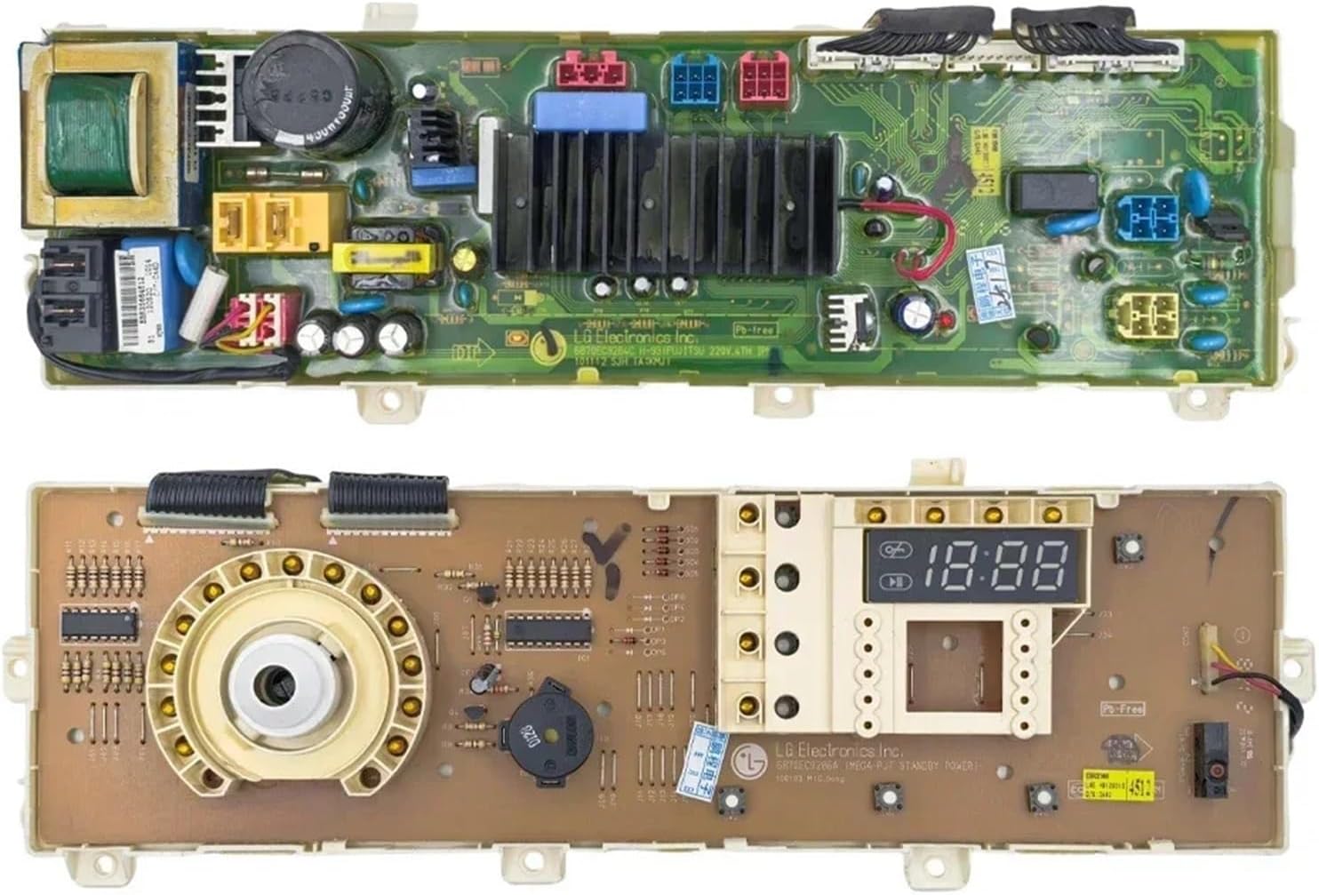 6870EC9284C Computer Control Board 6870EC9286A Display PCB for WD-N10270D WD-T12235D Washing Machine Washer Parts(6870EC9286A)