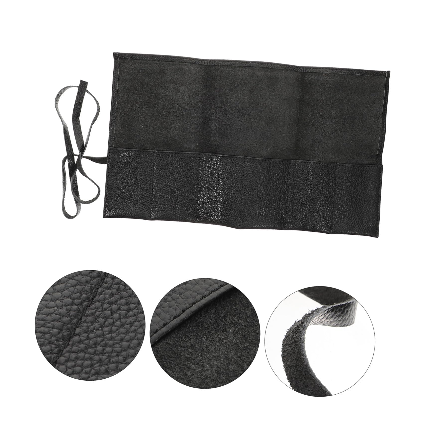 Baluue Leder Uhrenaufbewahrungsetui mit Reißverschluss Tragbare Reise Uhrentasche für Uhrenliebhaber Stylisch Klein und Leicht für Outdoor Aktivitäten