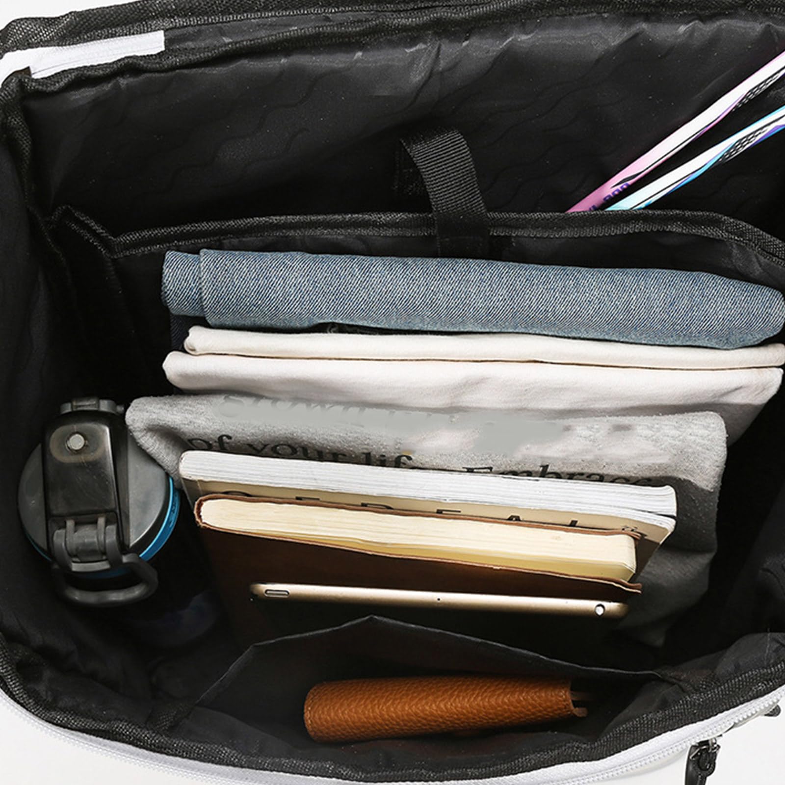 Leichter Sportrucksack Für Tenniszubehör Tasche Aus Oxford Stoff Mit Mehreren Fächern Atmungsaktiven Riemen Und Seitlichen Netzhaltern Tasche Für Tennis Badminton Ausrüstung