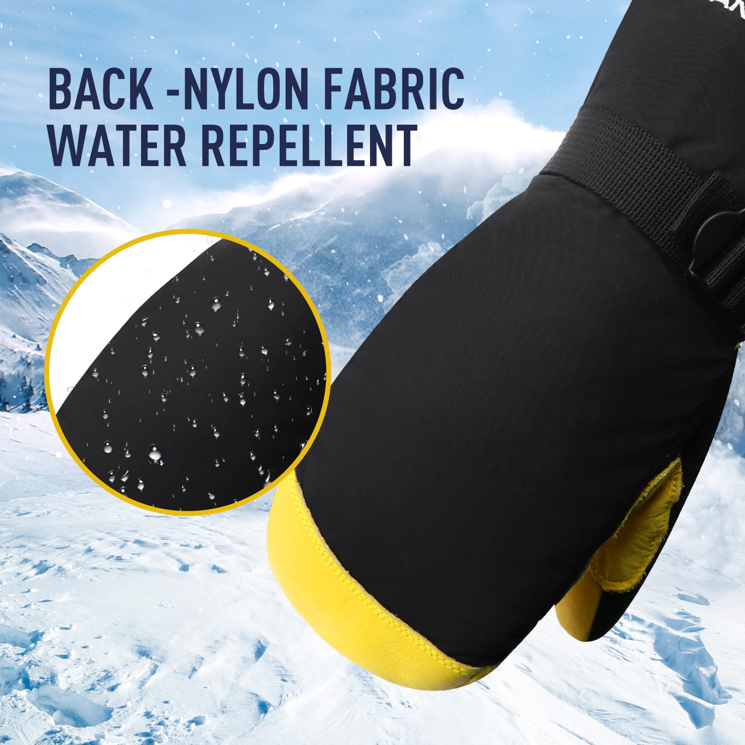 Guanti Invernali Da Sci E Snowboard, Impermeabili, Thinsulate - Foto 10