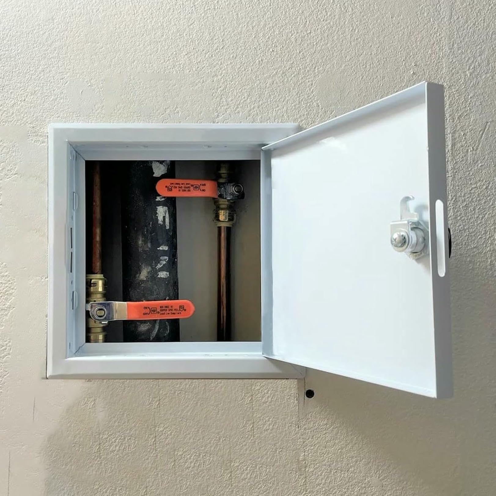 Porte d'accès murale plafond en métal avec clé pour inspection plomberie vanne