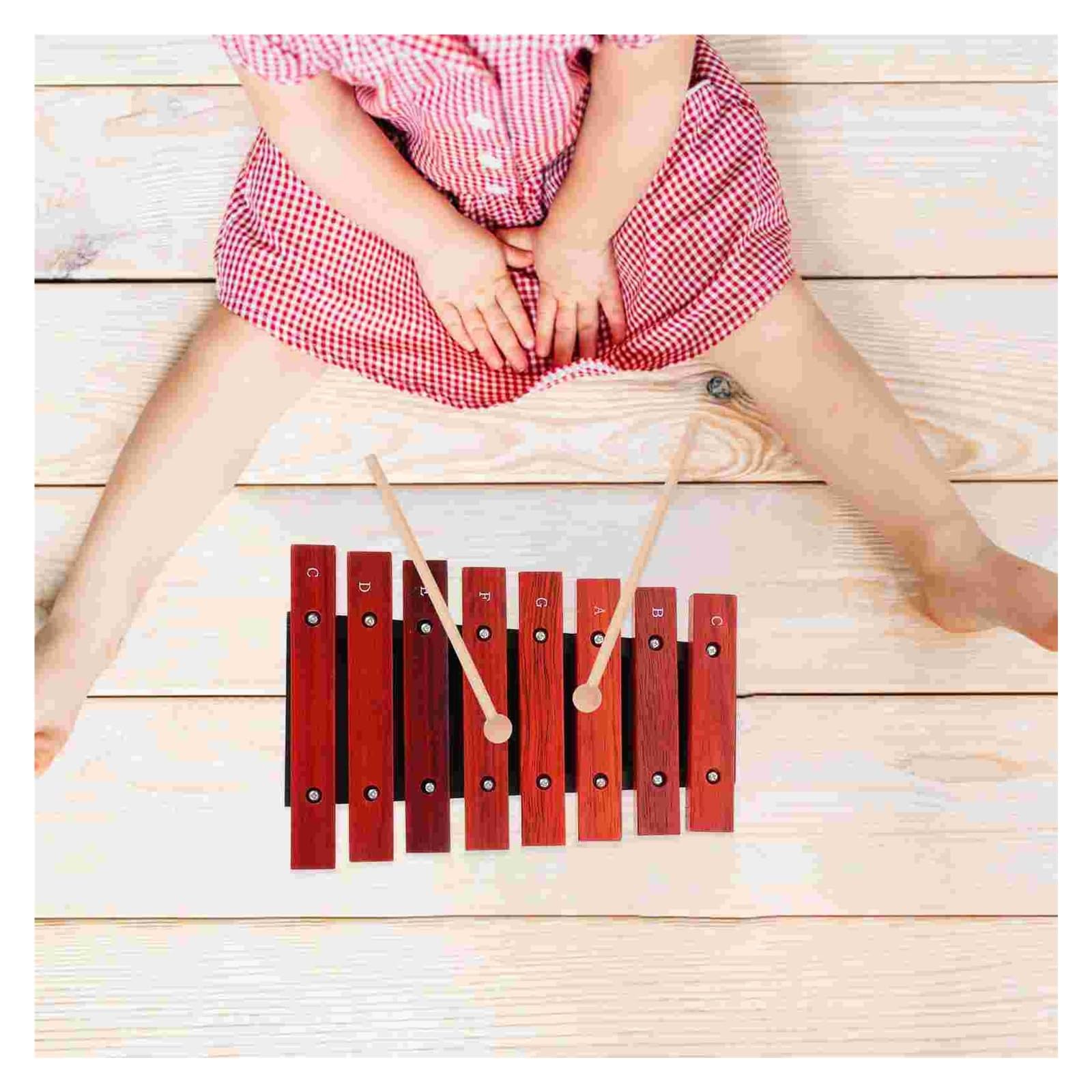 Eight Note Wooden Xylophone | Strumenti musicali 8 note Percussioni