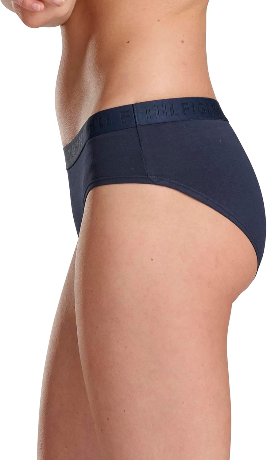Tommy Hilfiger Women's Logo Waistband Cotton Bikini 6 Pack