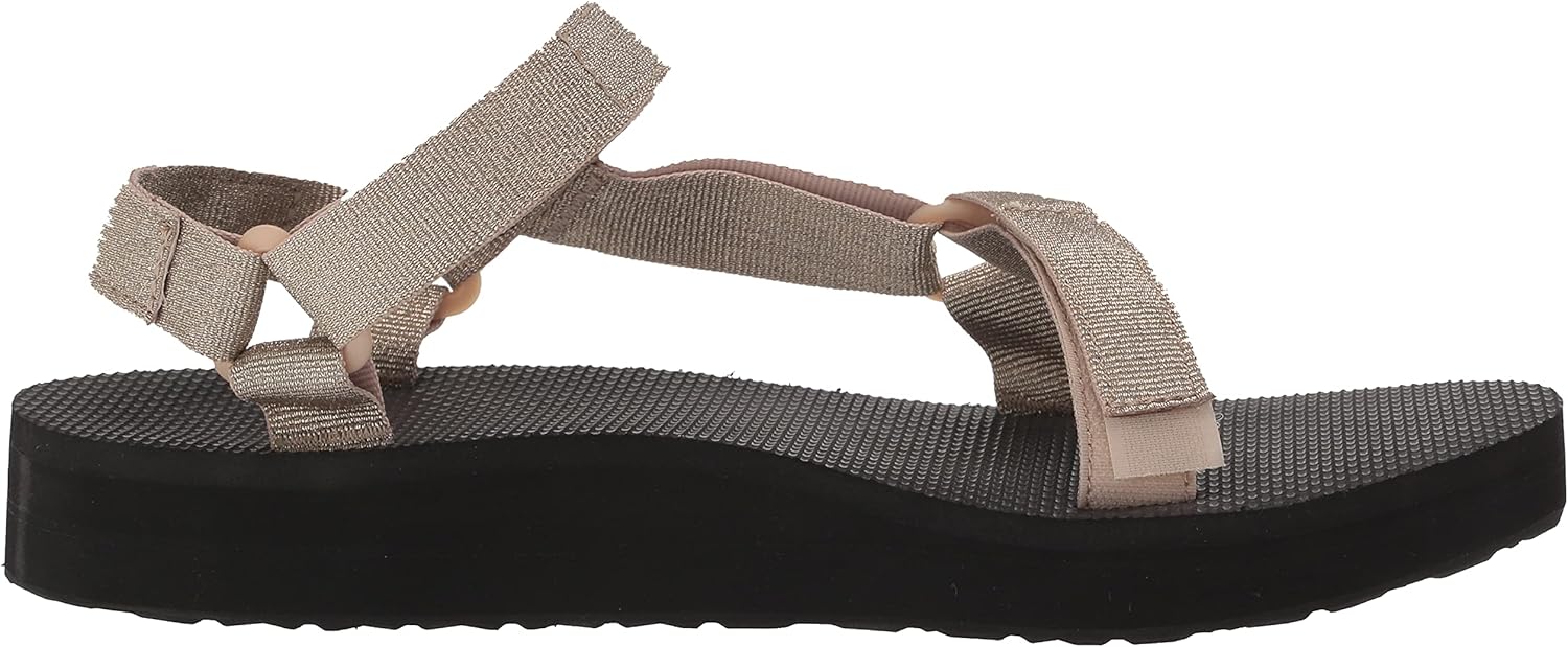 Teva Women's Midform Universal Geometric Sandal 6 Metallic Champagne
