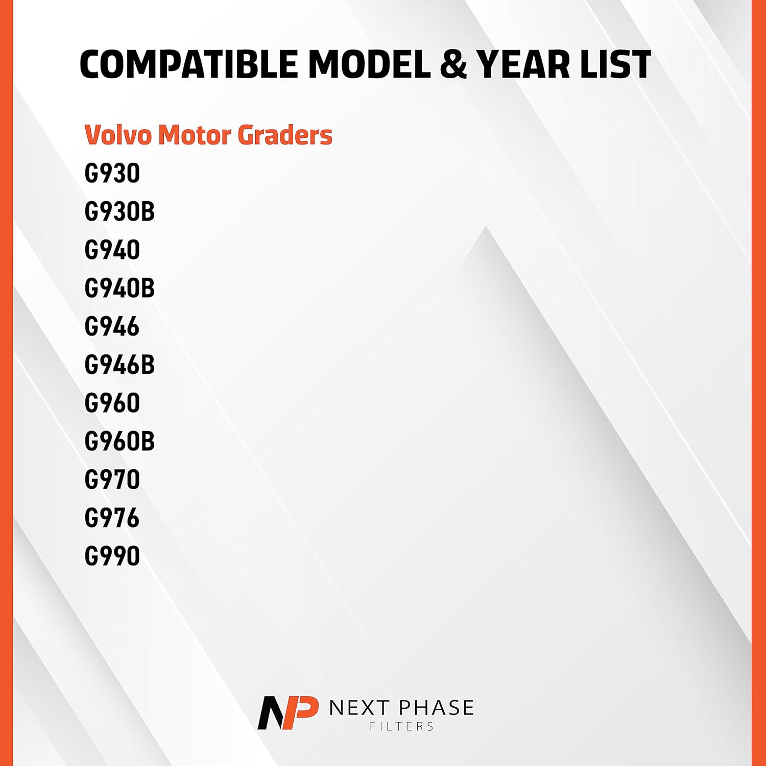 Cabin Filter - Pack of 1 - Compatible with Volvo Motor Graders - Cabin Air Filter Replacement - Replaces O.E. 12742526; Baldwin PA5781; Wix WP10181 - Climate Control System Accessories