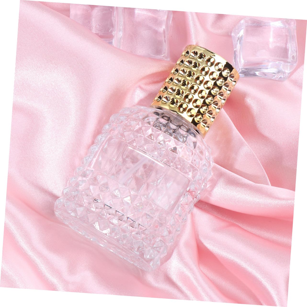 FRCOLOR 12 bottiglie spray portachiavi con porta per le labbra, bottiglia vuota per il trucco, in, portatile, ricaricabile, per profumi, bottiglie di profumo a rete