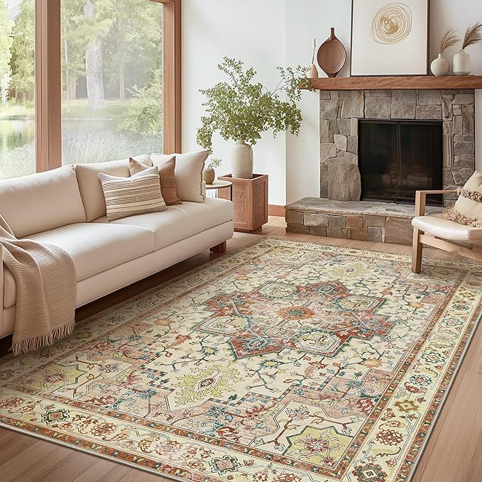 Tapis de bureau traditionnel 160x230cm poil ras doux pour la chambre