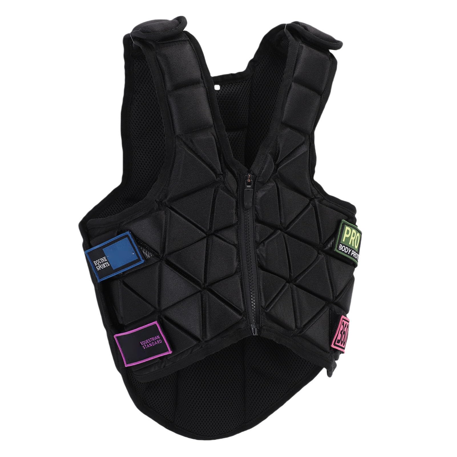 Tonysa Chaleco Protector Ecuestre Absorción de Impactos para Niños Niñas Entrenamiento de Equitación Unisex Poliéster (CM)