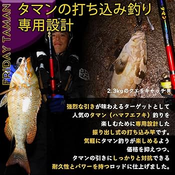 Amazon | おり釣具 打ち込み竿 Friday(フライデー) タマン 500-10 (ori