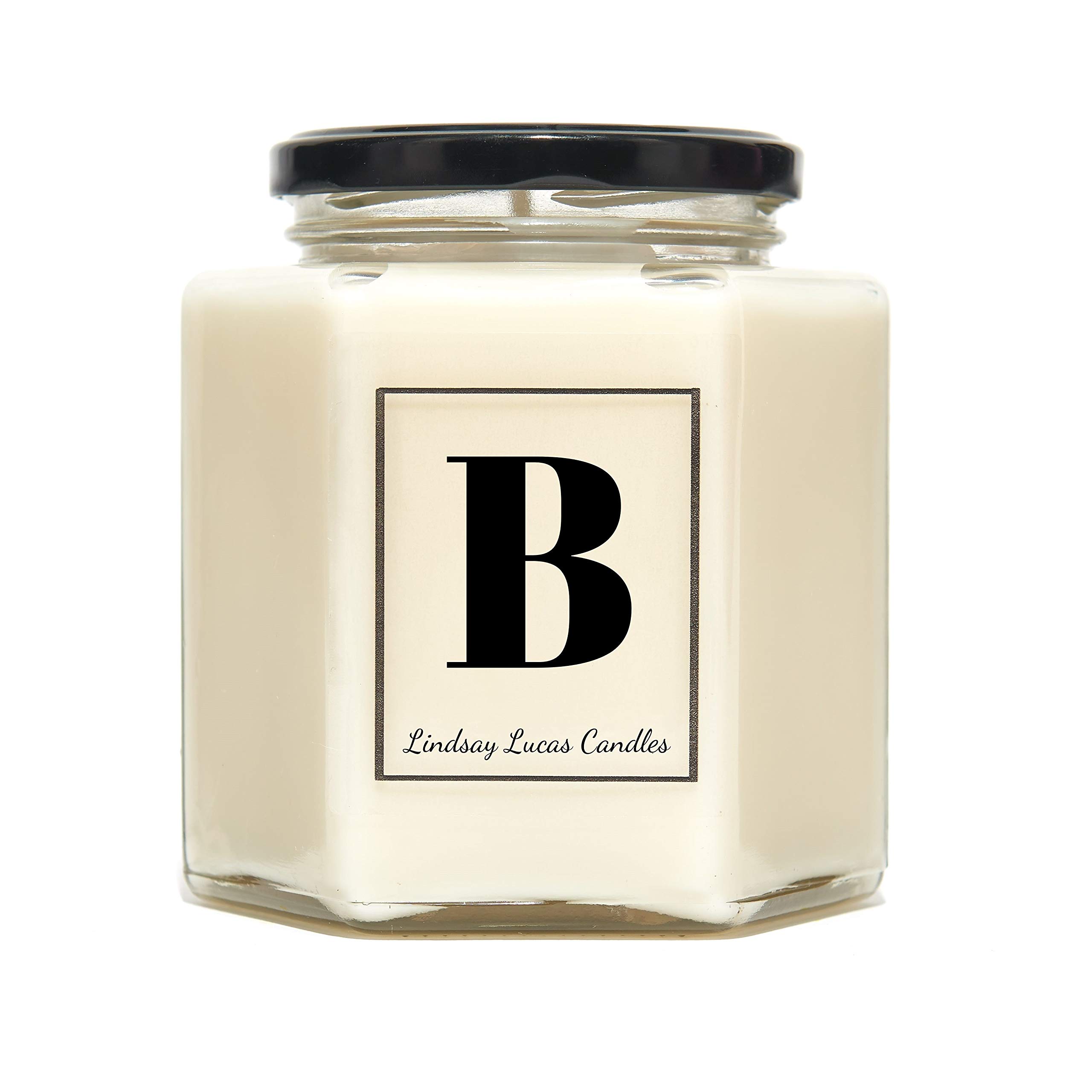 Letter B Alphabet Scented Candle