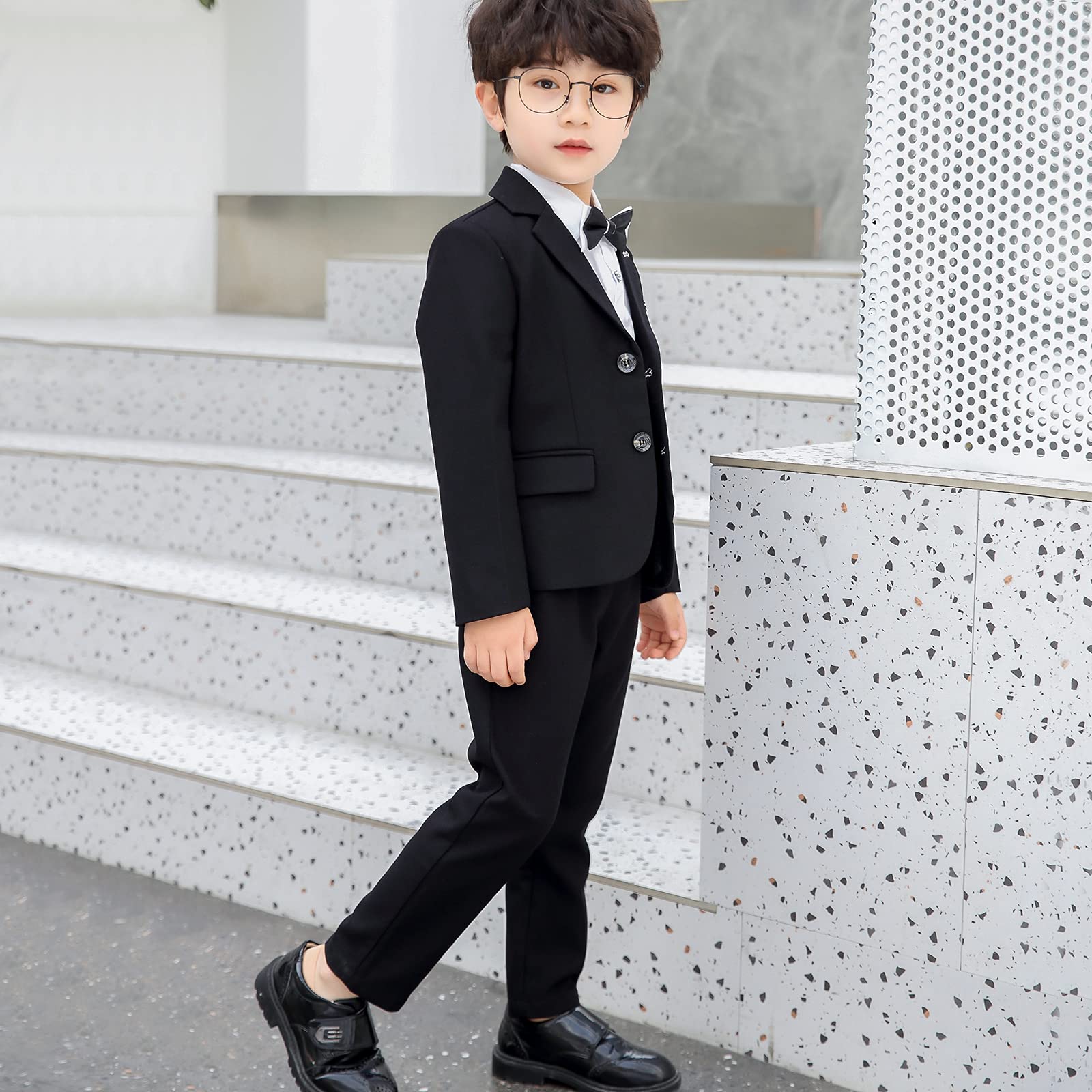 Trajes de Comunion Niño Corte Entallado y Temperamento, Utilizado para El Bautismo y La Comunión, Traje de Niño de Tres Piezas