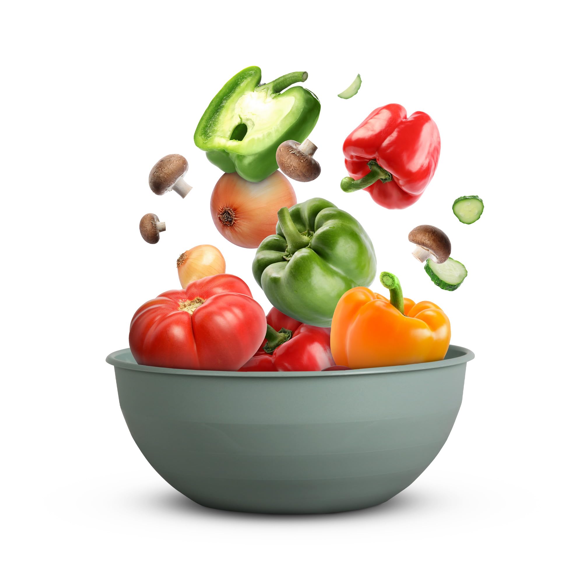 Juego de vajilla de plástico PP irrompible, sin BPA, 36 piezas (cuenco, plato, vaso, bandeja), apto para lavavajillas, fiesta para niños, camping y picnic