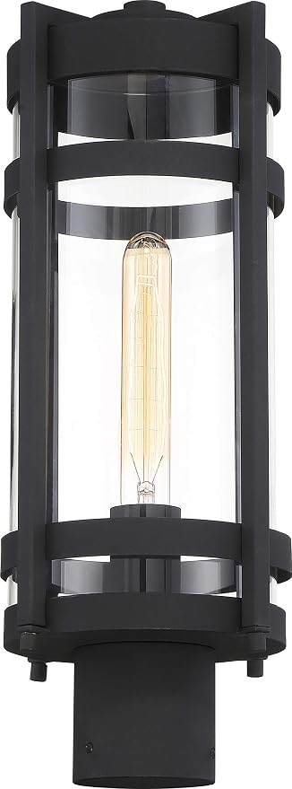 Nuvo 60/6575 Tofino 1 Light Post Lantern,Textured Black miniatura 4