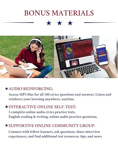 Miniatura 6 de Juego combinado de tarjetas didácticas de prueba de ciudadanía estadounidense y guía de estudio de prueba de naturalización 2023-2024 100 preguntas