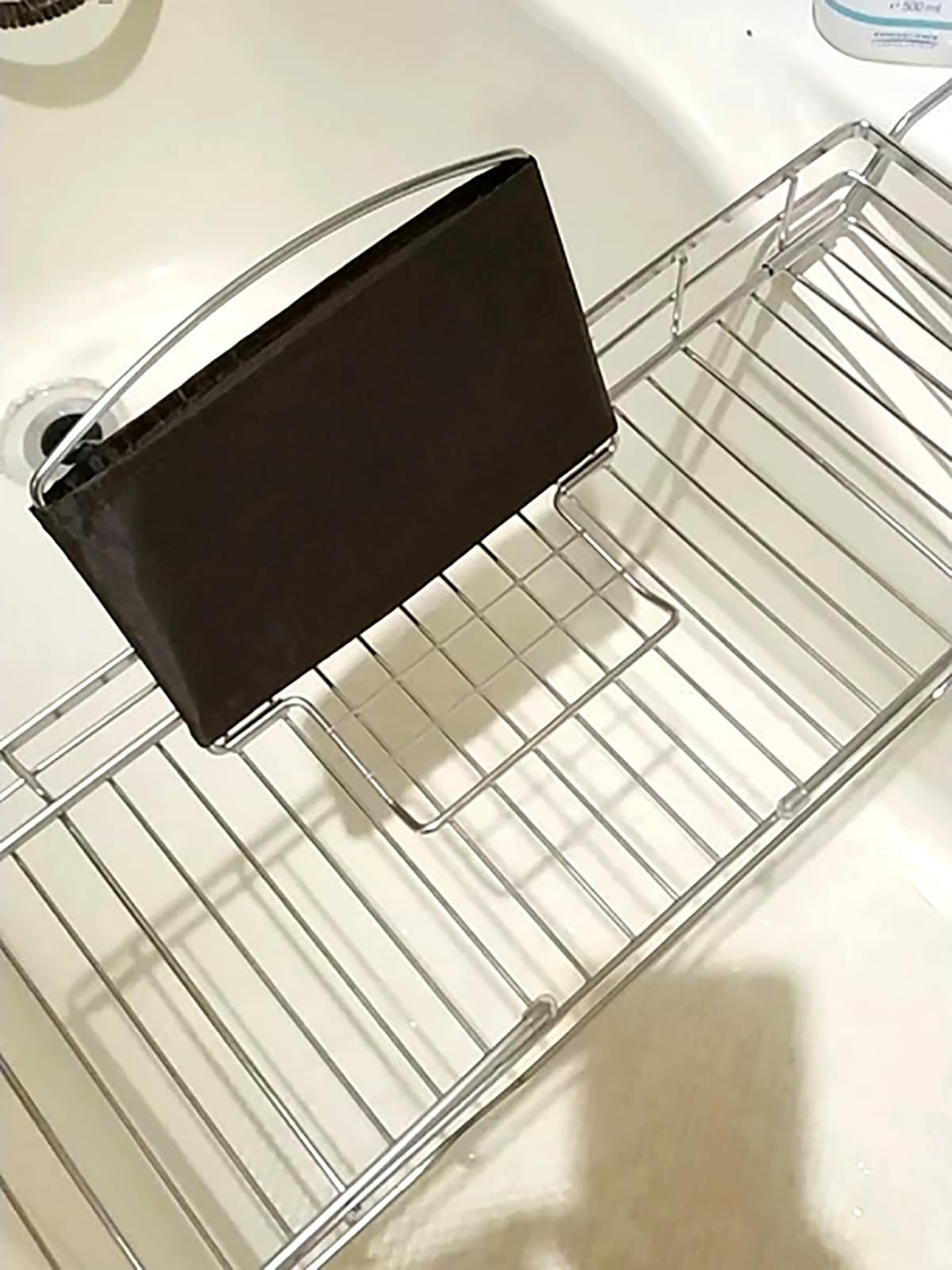 Vassoio Da Bagno Regolabile E Impermeabile - Supporto Per Vasca In Acciaio Inossidabile, Adatto Alla Maggior Parte Delle Vasche - Ideale Per Riporre Oggetti E Accessori Da Bagno Per Il Relax E La Nan