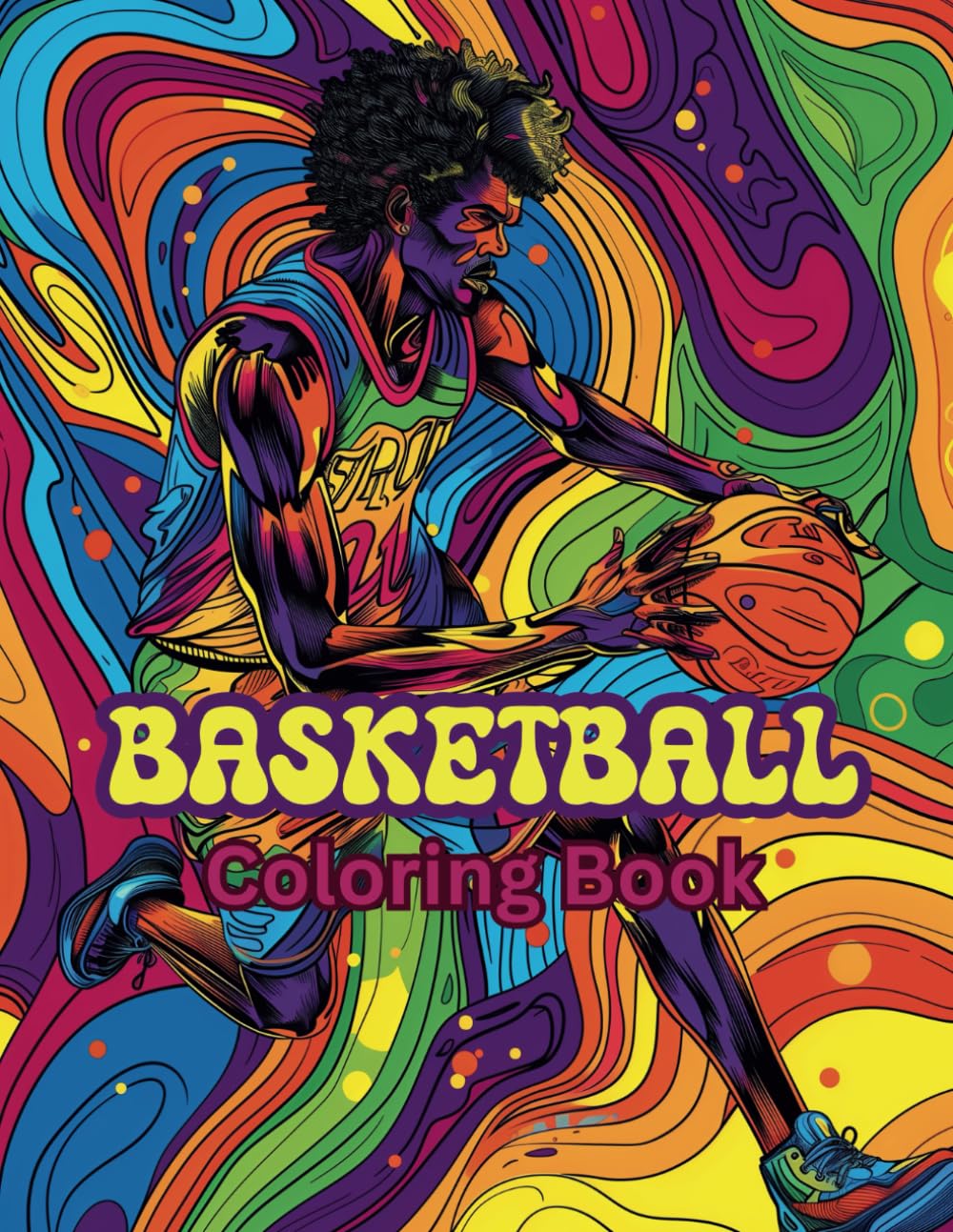 Basketball Coloring Book: Shades of Play A Basketball Adventure in Coloring