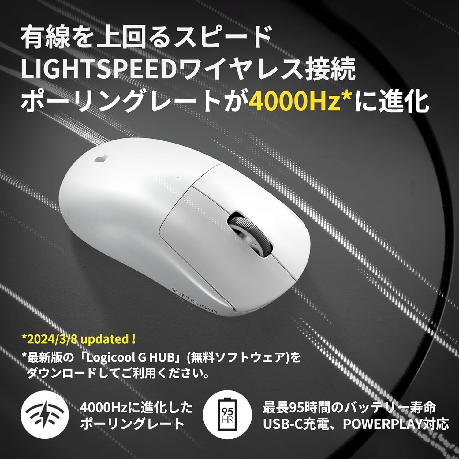 Amazon.co.jp: 【Amazon.co.jp 限定】 Logicool G PRO X SUPERLIGHT 2 