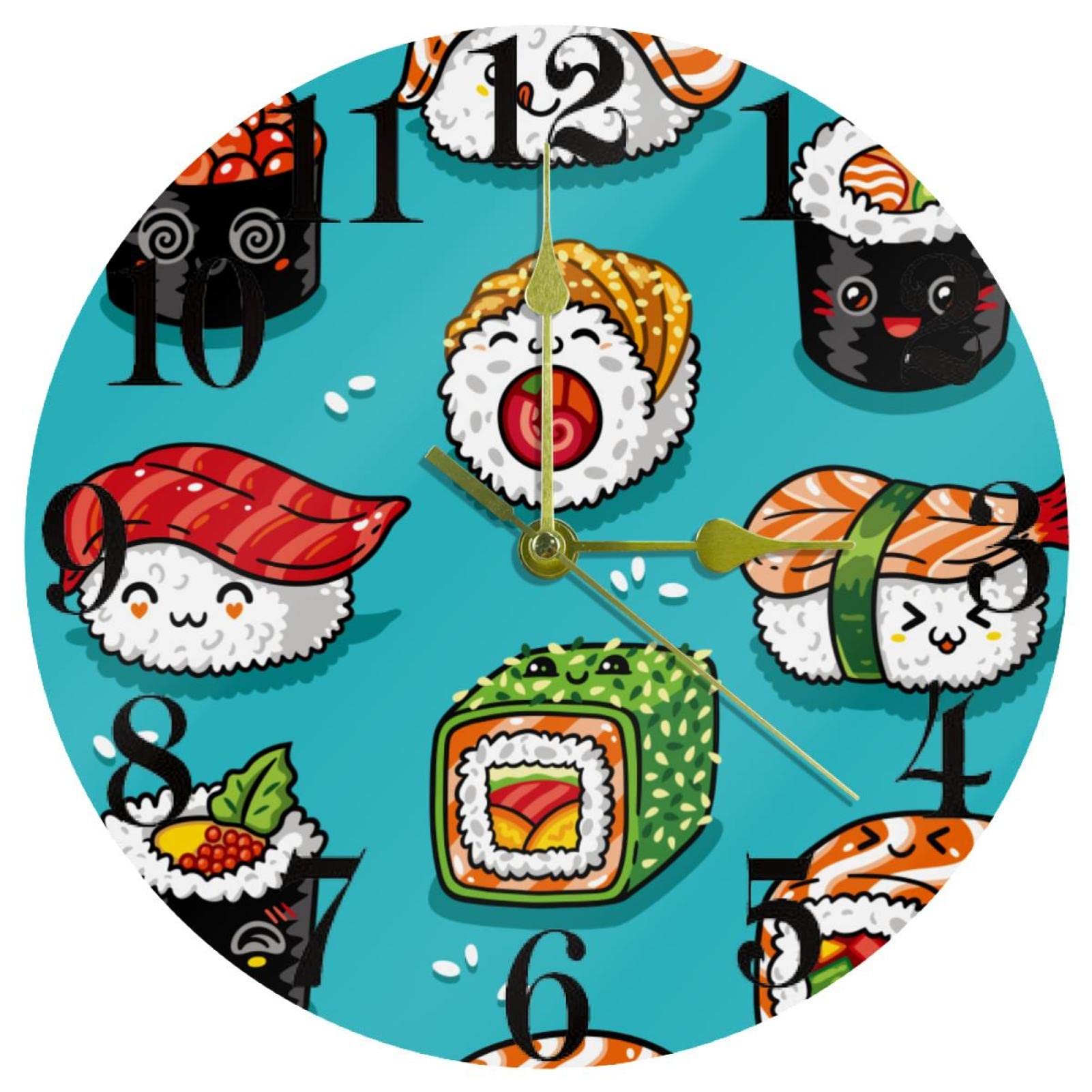 Horloge murale japonaise silencieuse salon cuisine bureau et école