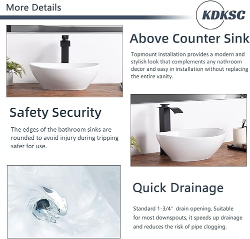 Vista 43 de Small Bathroom Vessel Sink 12"x12" Round Bathroom Sink White Ceramic Bathroom Sinks Modern Above Counter Art Basin